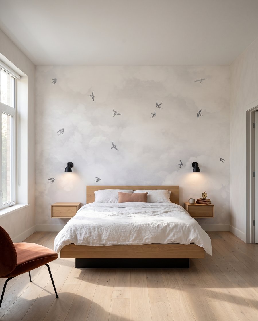 Vogels door zachte luchtlagen — interieur 2