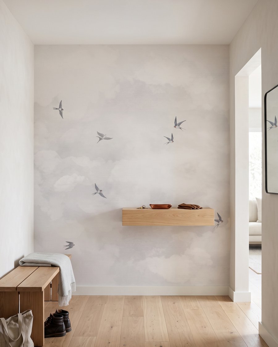 Vogels door zachte luchtlagen — interieur 5