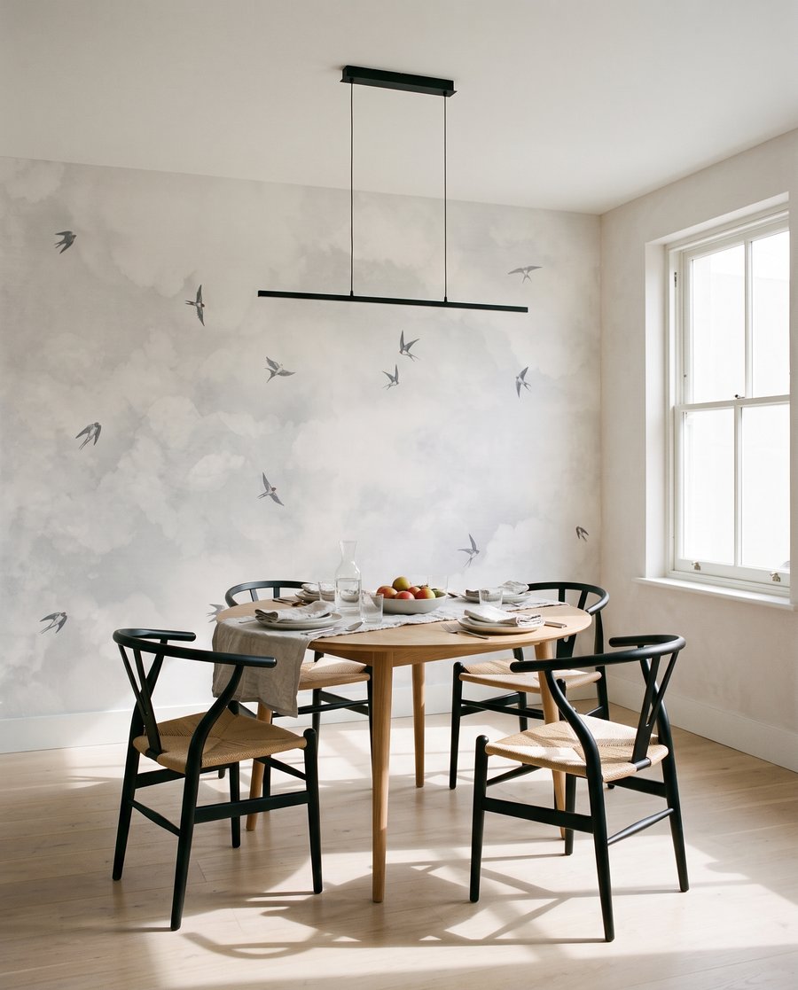 Vogels door zachte luchtlagen — interieur 1