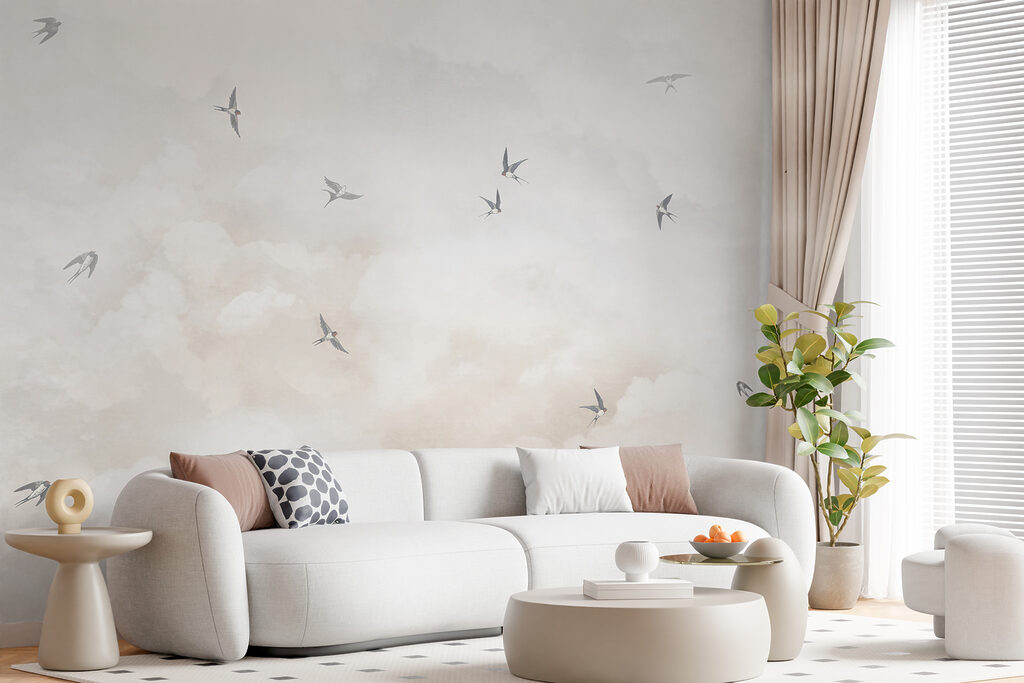 Vogels door zachte luchtlagen — interieur 2