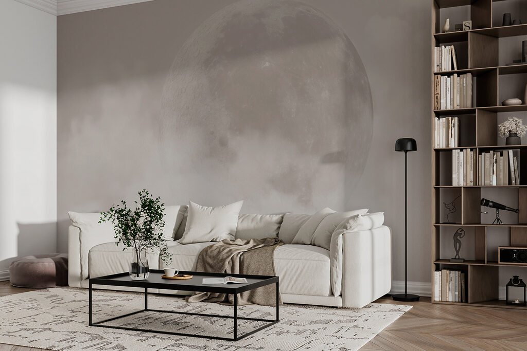 Maan verdwijnt achter wolken — interieur 2