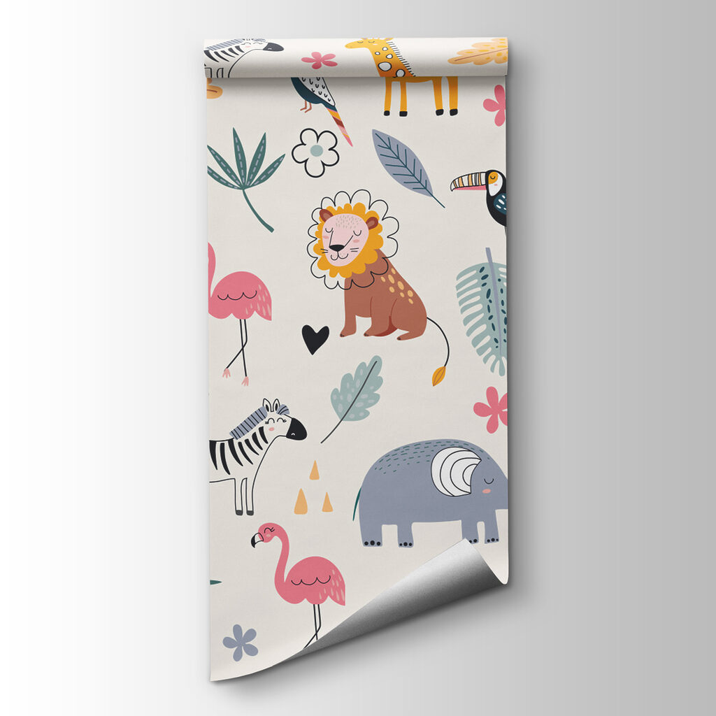 Safaridieren in speels ritme — productweergave