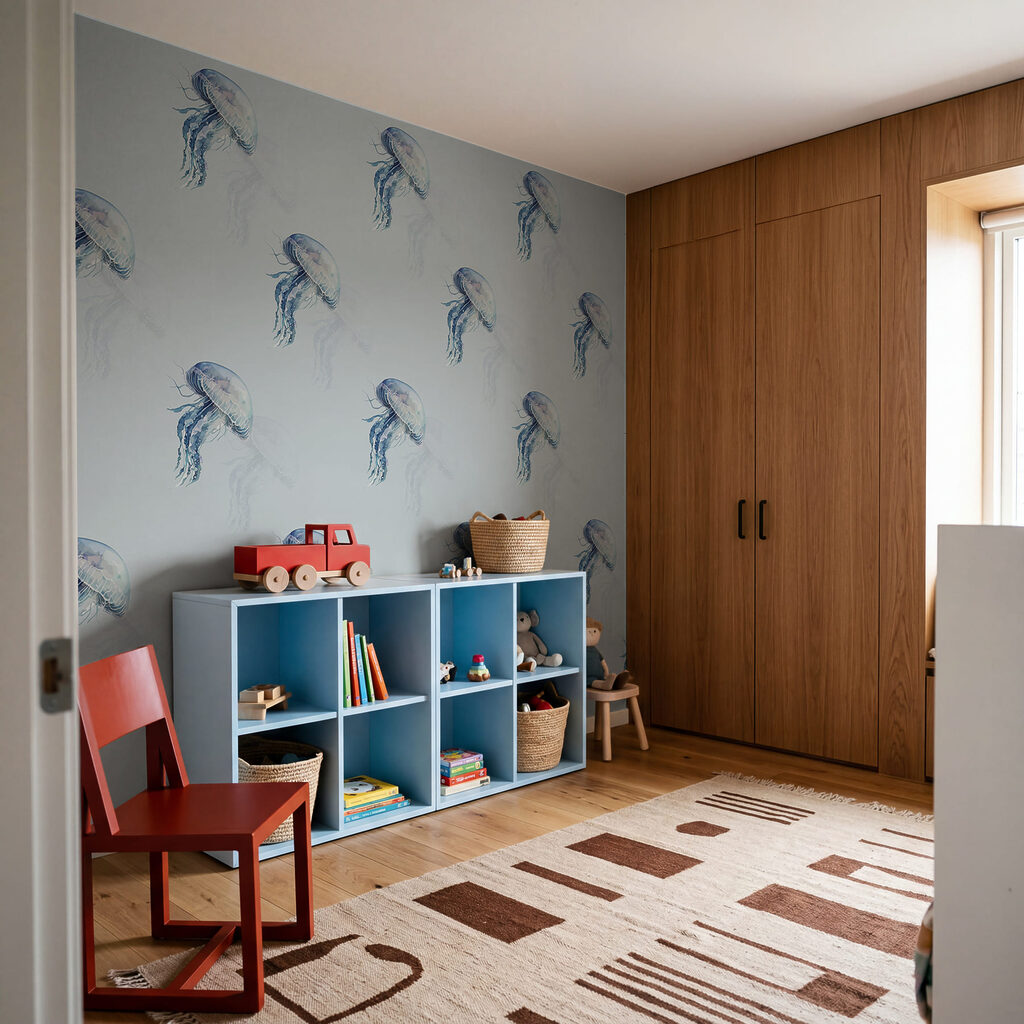 Kleine kwallen in blauw — interieur 2