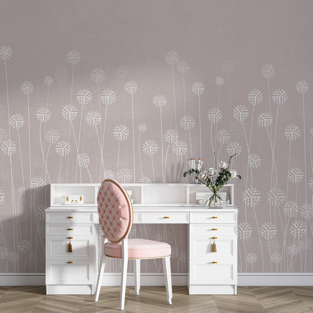 Pluisjes op dunne stelen — interieur 1