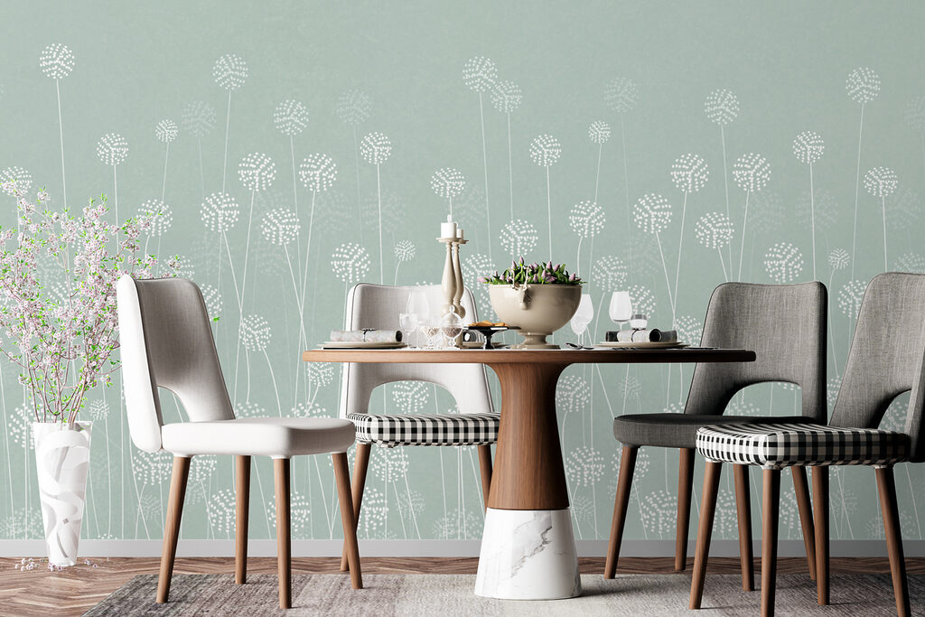 Pluisjes op dunne stelen — interieur 2