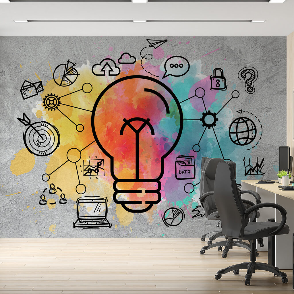 Kleurrijke lamp vol ideeën — interieur 1