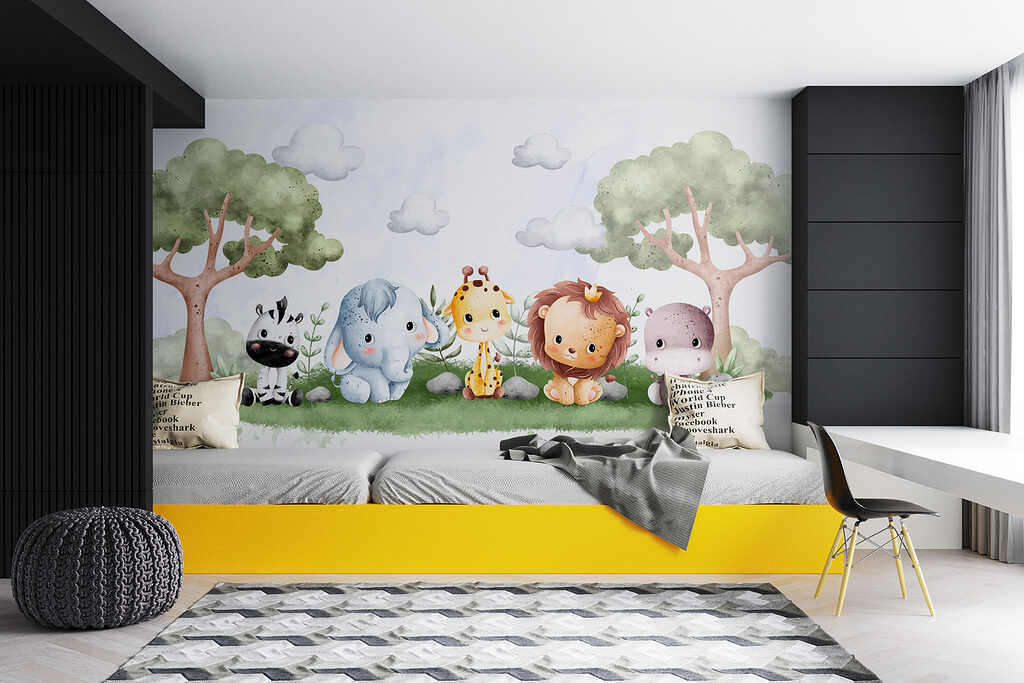 Safarivriendjes onder ronde bomen — interieur 2