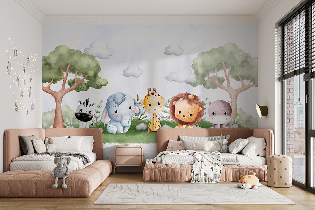 Safarivriendjes onder ronde bomen — interieur 3