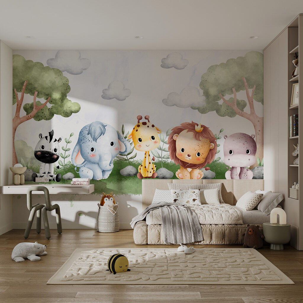 Safarivriendjes onder ronde bomen — interieur 4