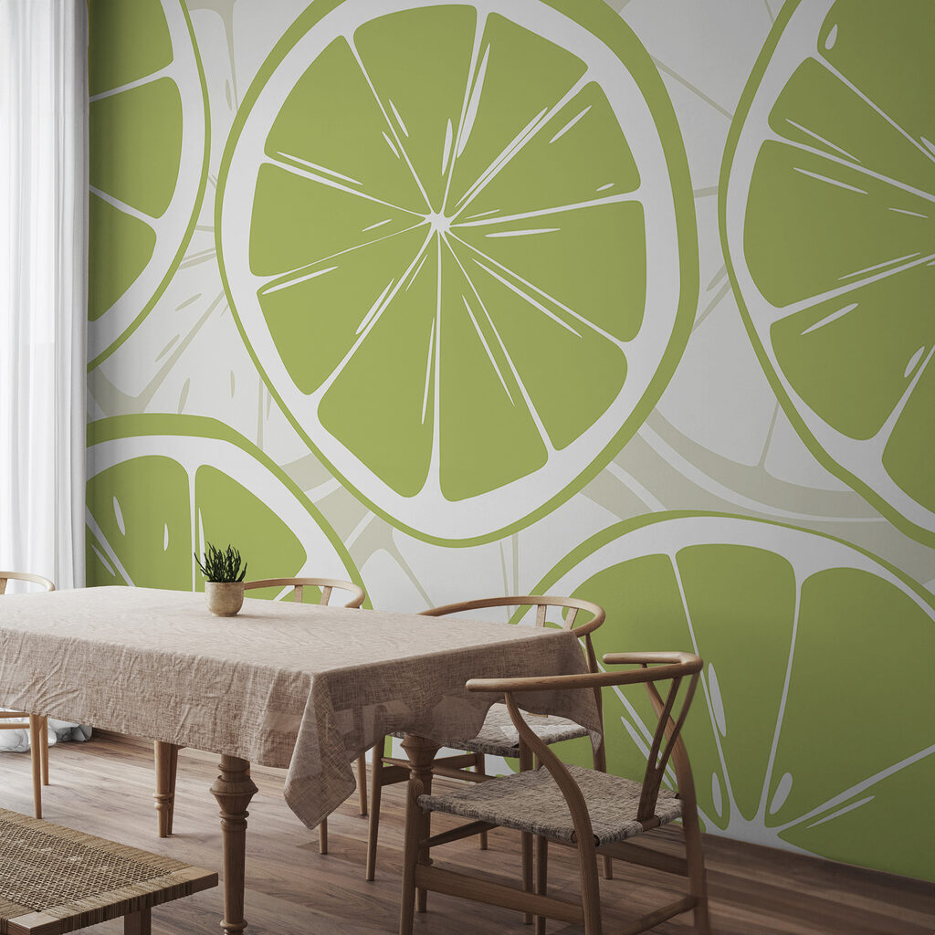 Citrusschijfjes in vrolijke herhaling — interieur 2