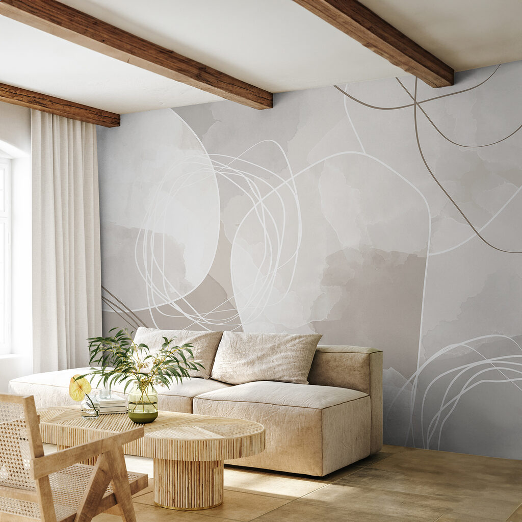 Witte lussen over grijstinten — interieur 2