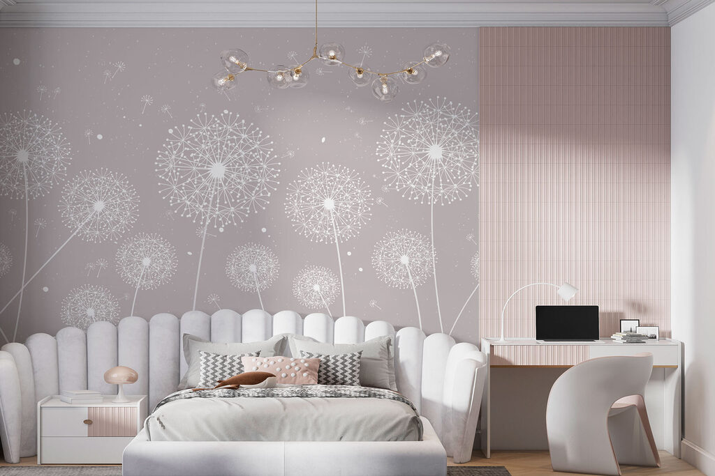 Pluisbollen met kruiselende stelen — interieur 4