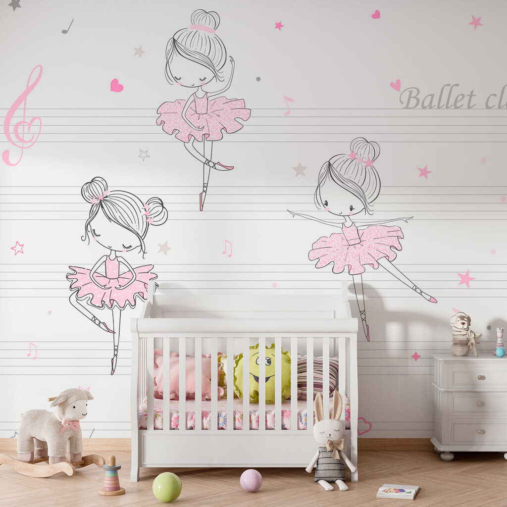Ballerina's op fijne notenlijnen — interieur 2