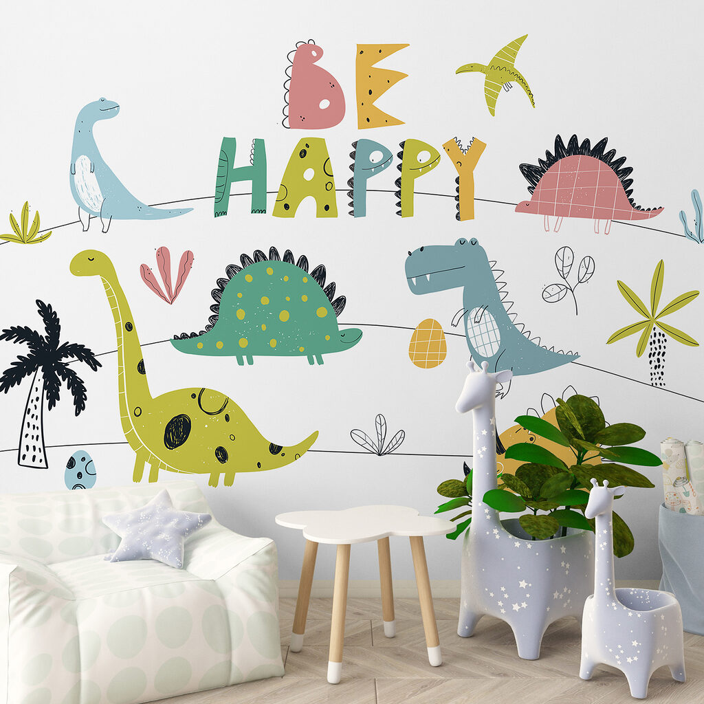 Vrolijke dinosaurussen met letters — interieur 2