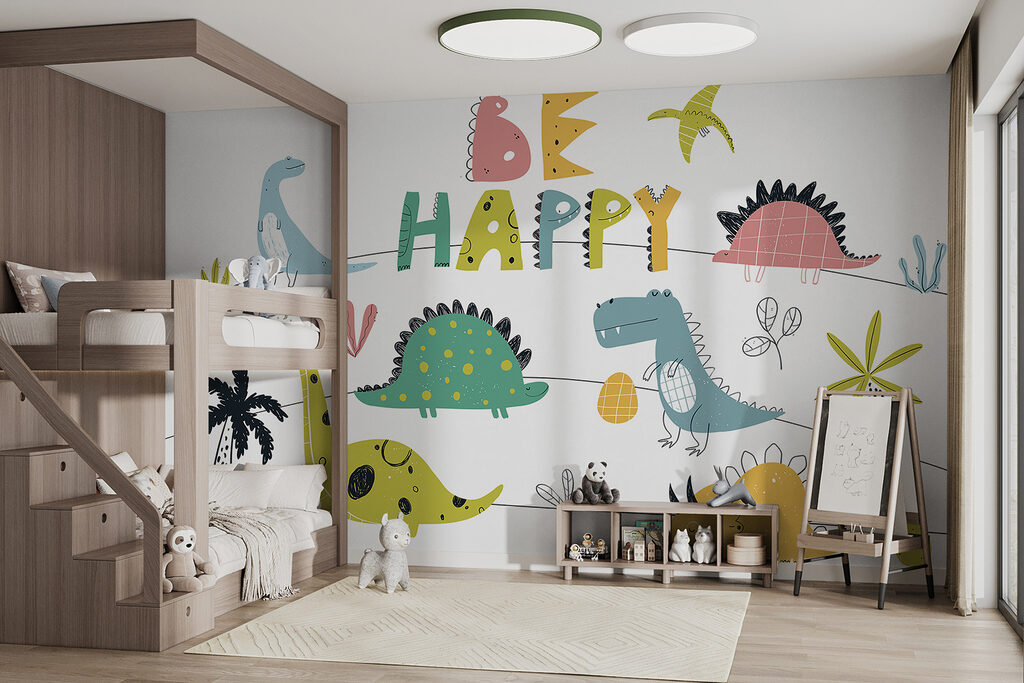 Vrolijke dinosaurussen met letters — interieur 3