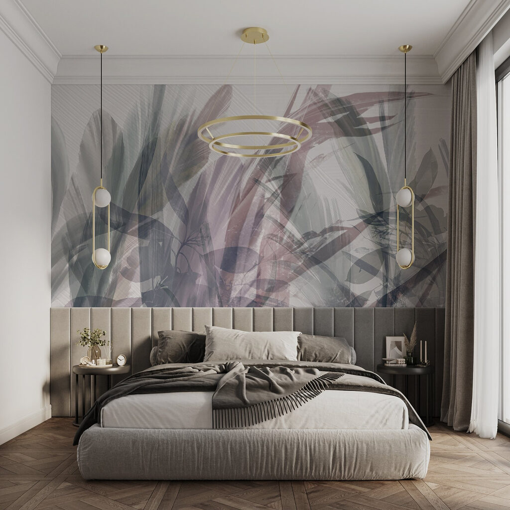 Bladlagen als doorschijnend bos — interieur 6