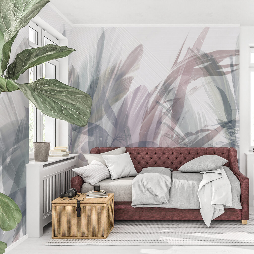 Bladlagen als doorschijnend bos — interieur 4