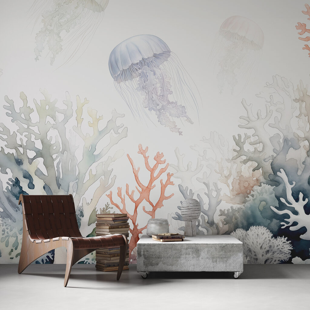 Een groep kwallen en koralen — interieur 1