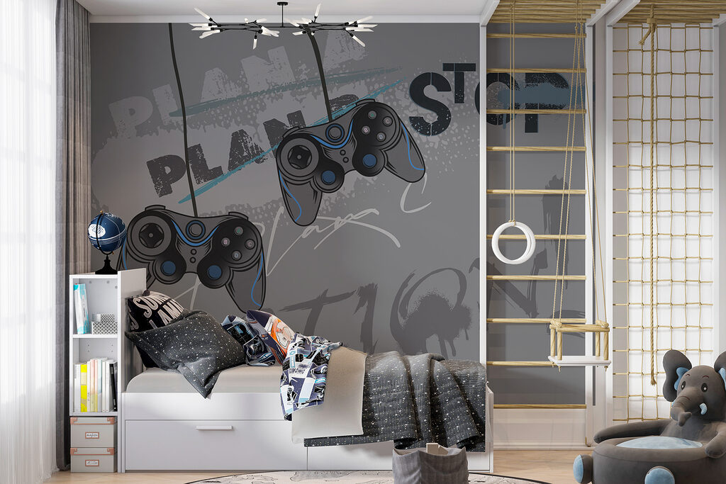 Controllers tussen grafische woorden — interieur 1