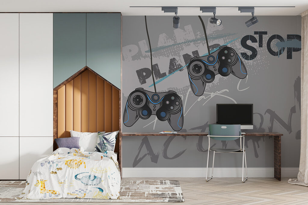 Controllers tussen grafische woorden — interieur 2