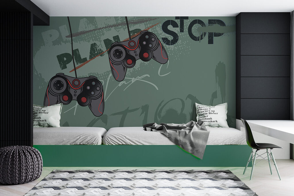 Controllers tussen grafische woorden — interieur 1