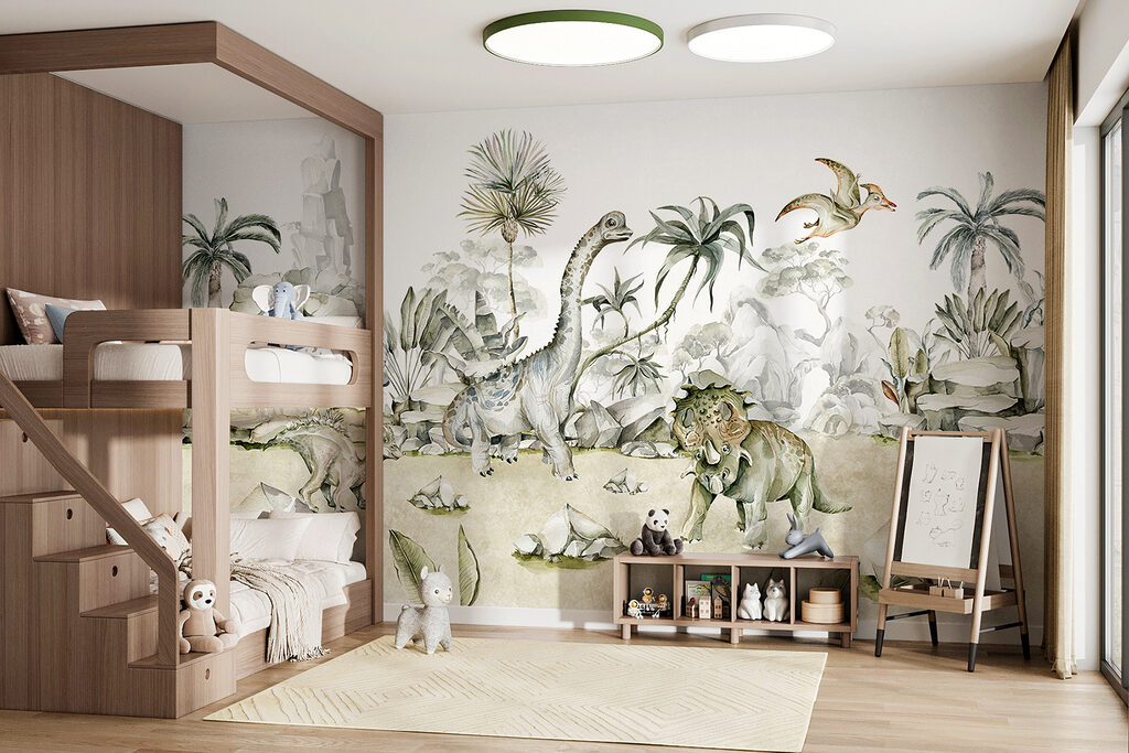 Dinosaurussen tussen lichte rotsen — interieur 3