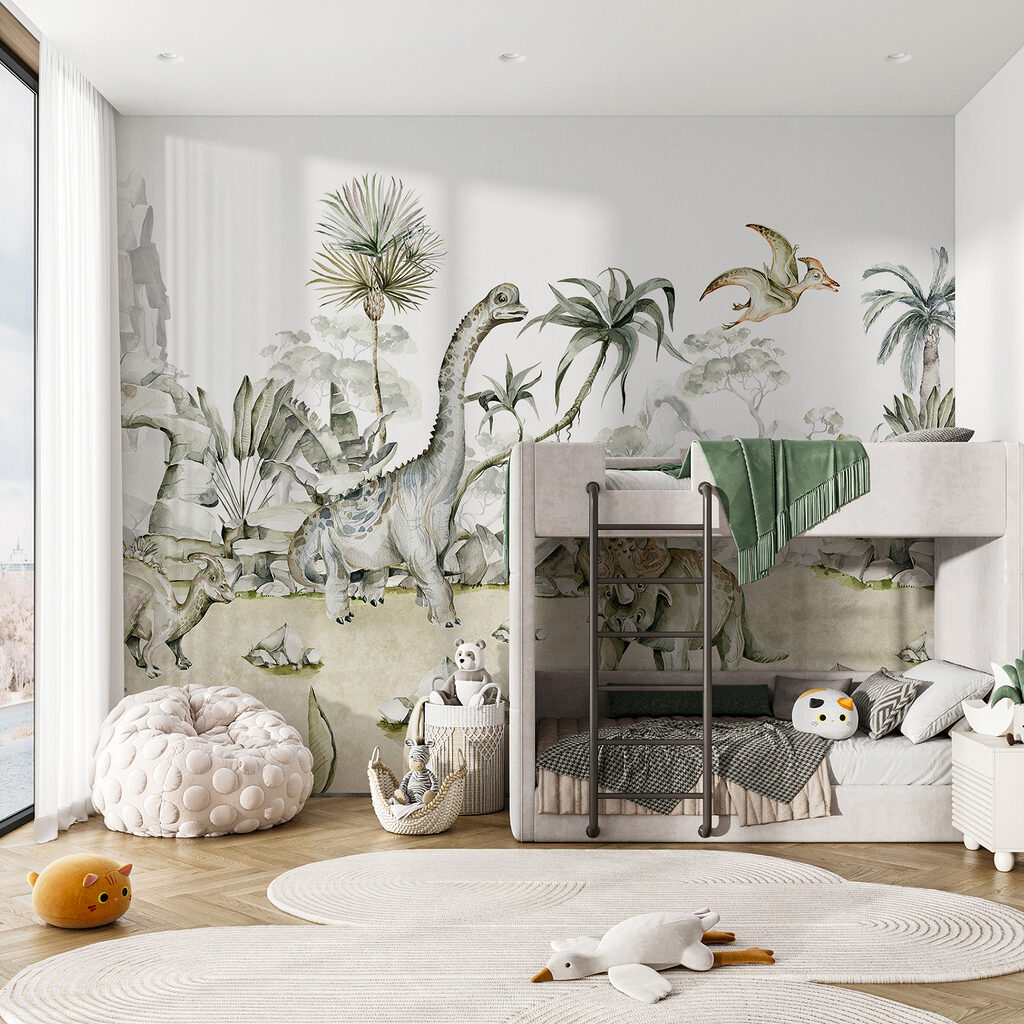 Dinosaurussen tussen lichte rotsen — interieur 1