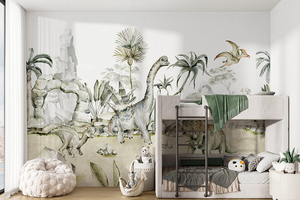 Dinosaurussen tussen lichte rotsen — interieur 2