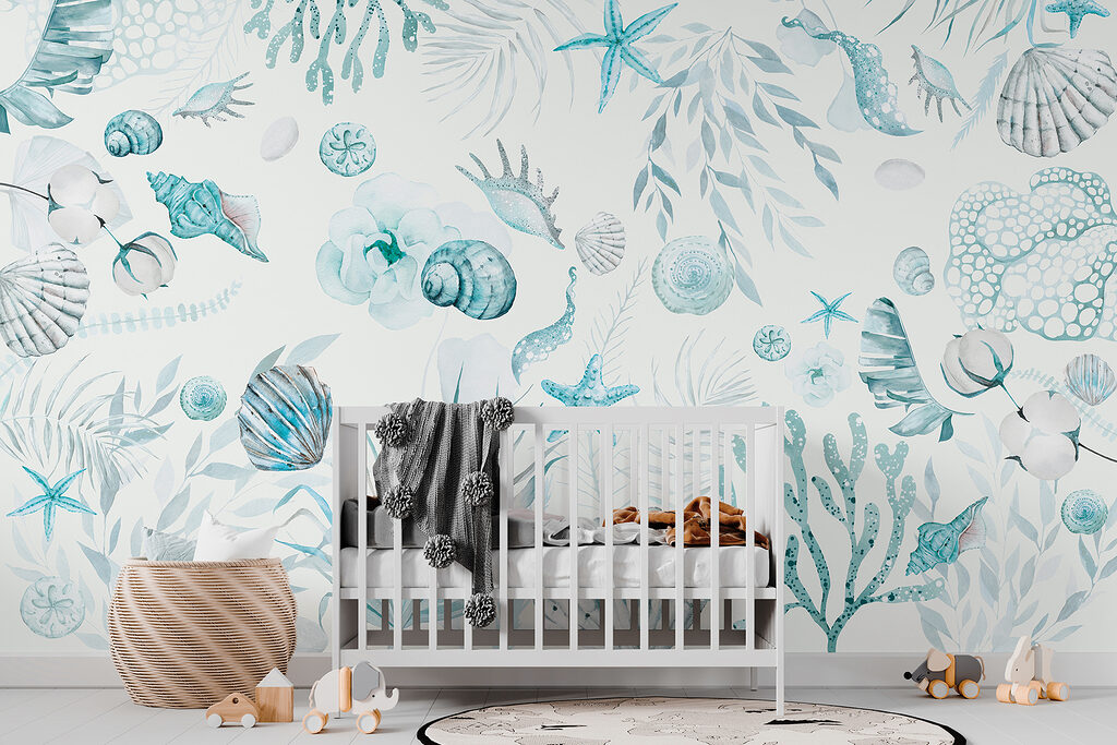 Schelpen tussen lichte koraaltakken — interieur 2