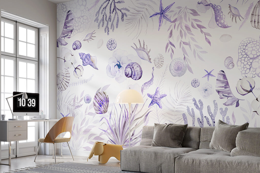Schelpen tussen lichte koraaltakken — interieur 2