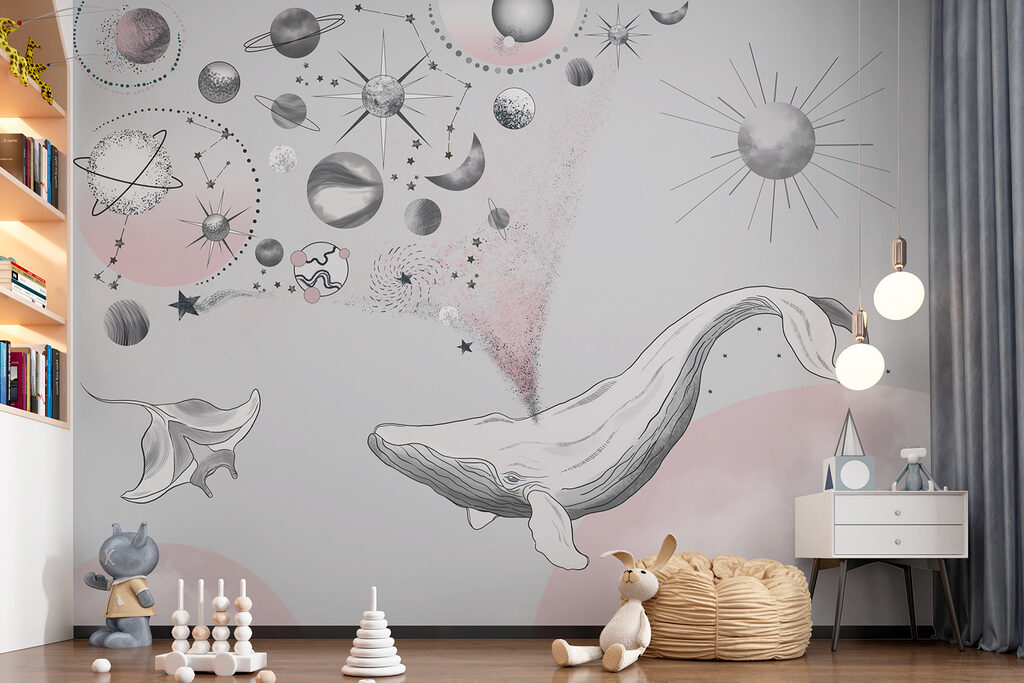 Walvissen in een planetenhemel — interieur 3