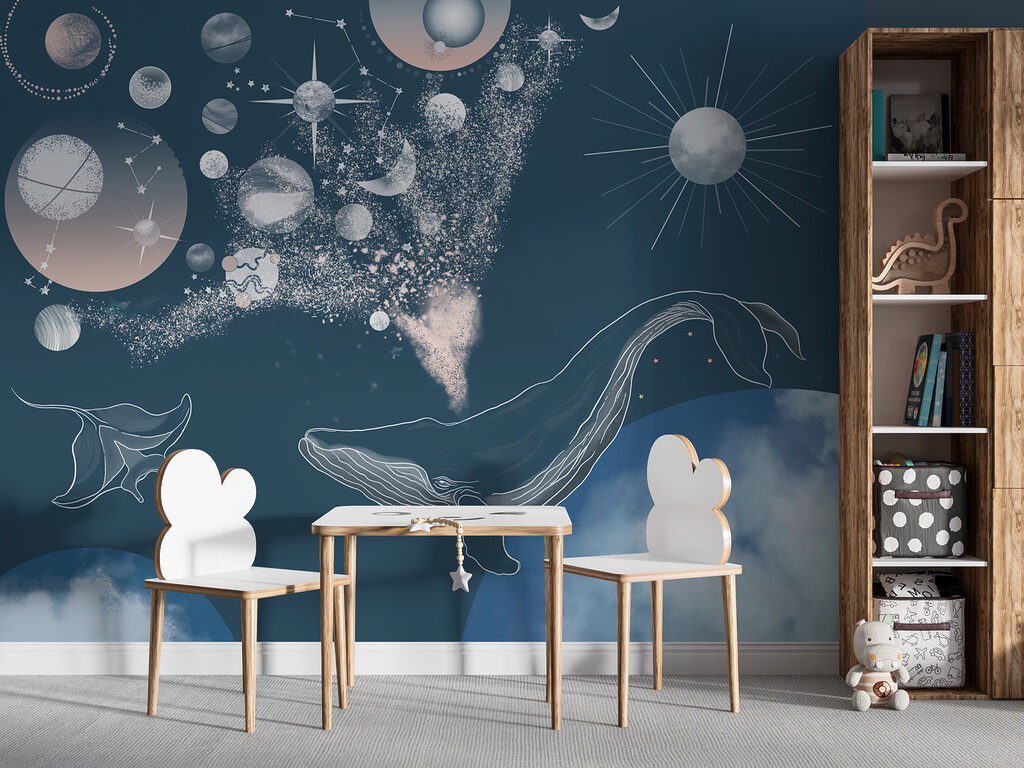 Walvissen in een planetenhemel — interieur 1