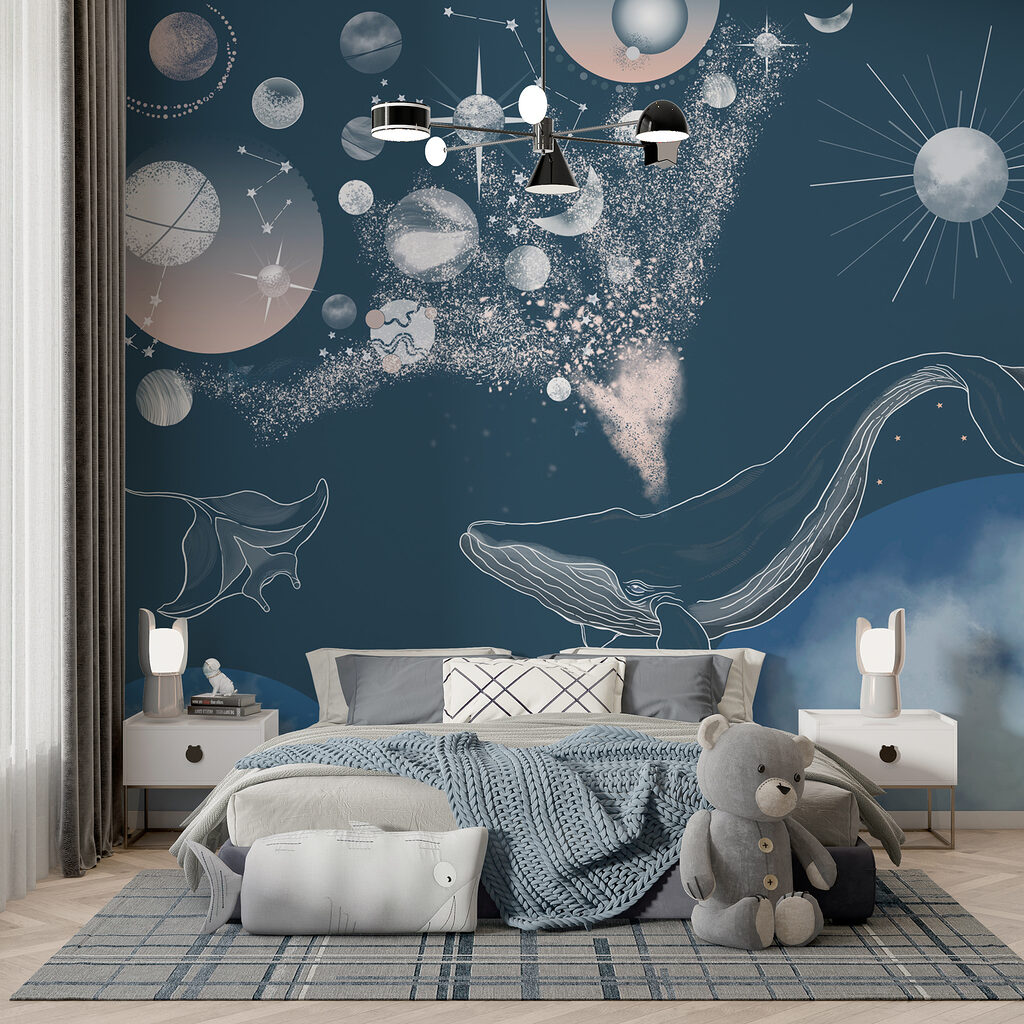 Walvissen in een planetenhemel — interieur 2