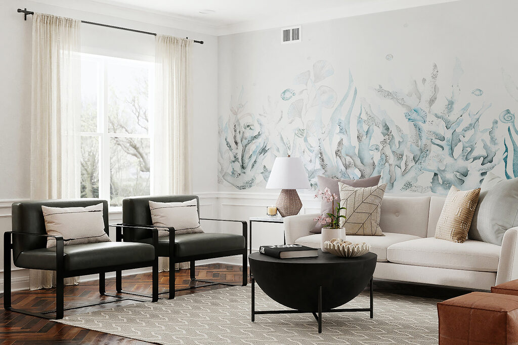Bleke zeetuin vol kleuren — interieur 2