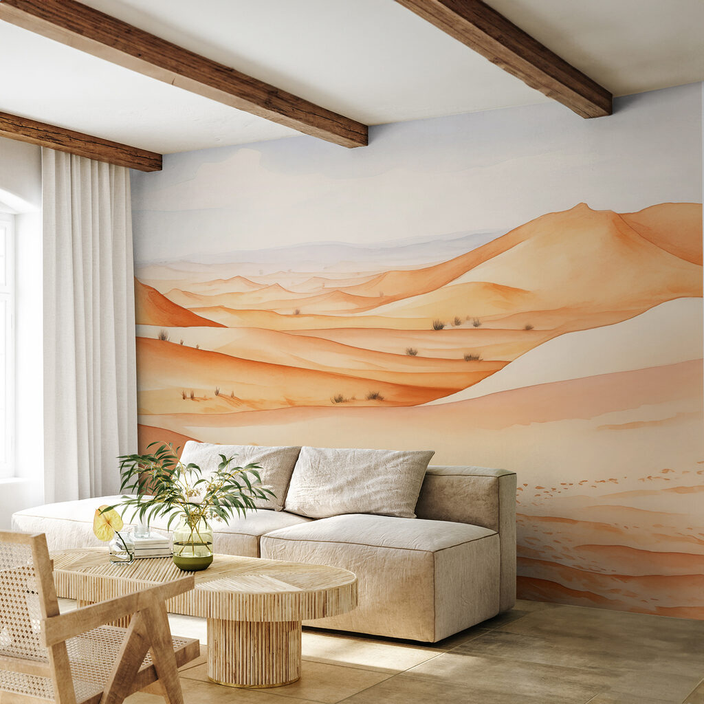 Een woestijnlandschap met zandduinen — interieur 2