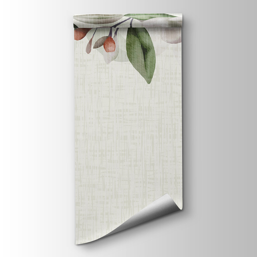 Witte magnolia in bovenhoeken — productweergave