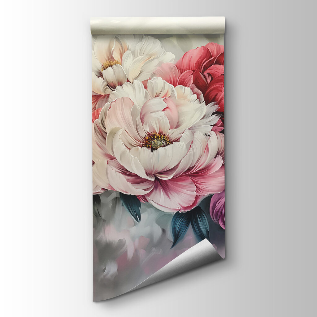 Schilderij van bloemen op een oppervlak — productweergave