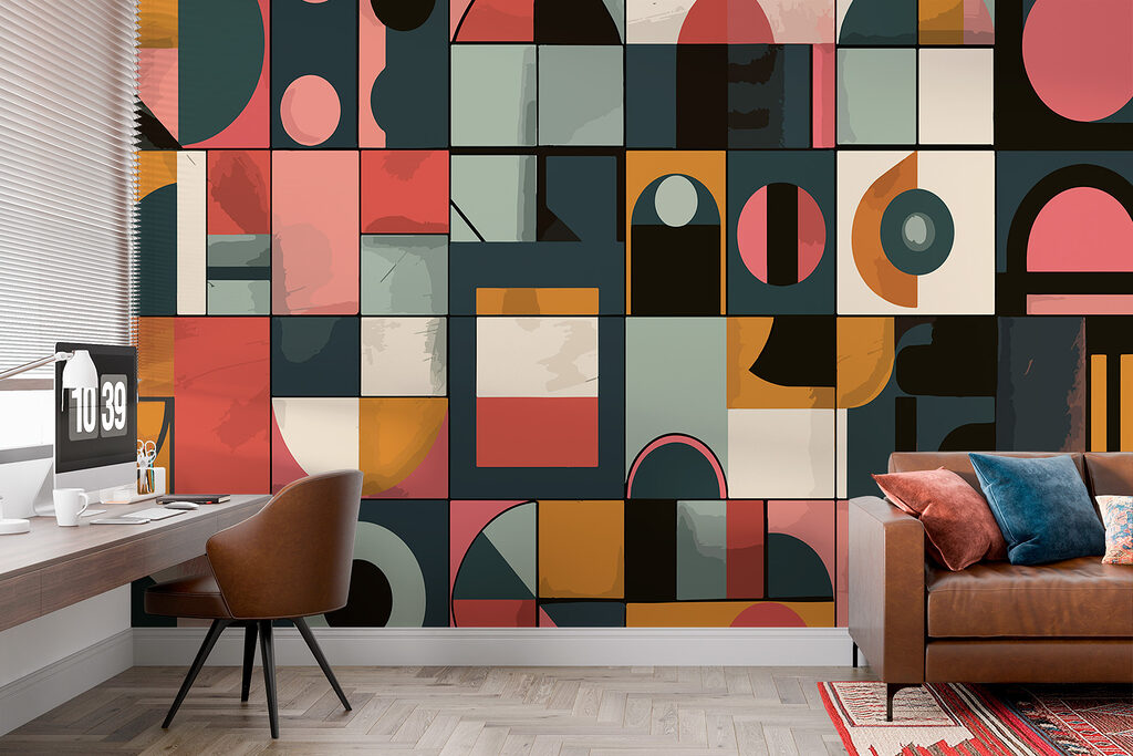 Kleurvlakken in speels ritme — interieur 2