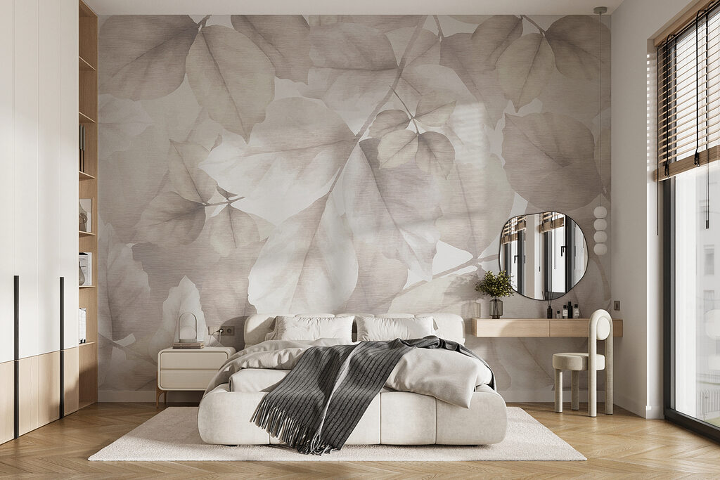 Bladeren als doorschijnende schaduwen — interieur 2