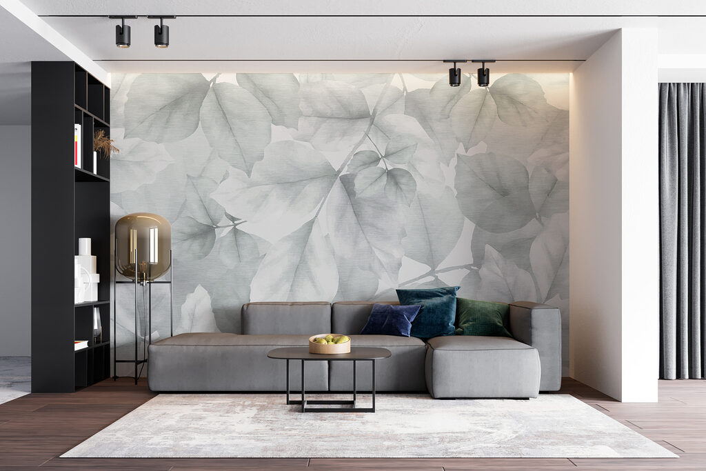 Bladeren als doorschijnende schaduwen — interieur 5