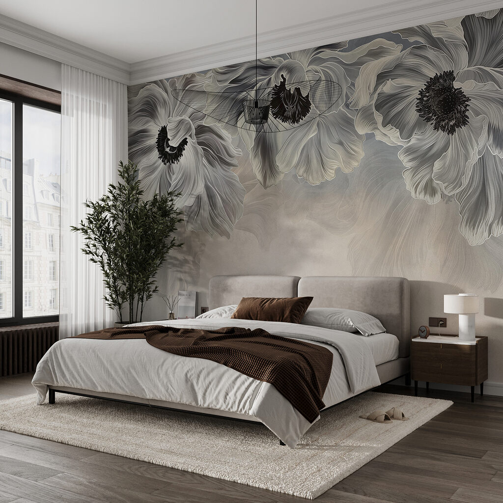 Grijze bloemen, donkere harten — interieur 1