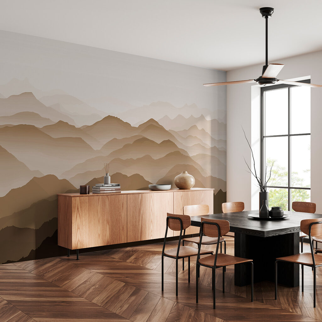Berglagen in de verte — interieur 1