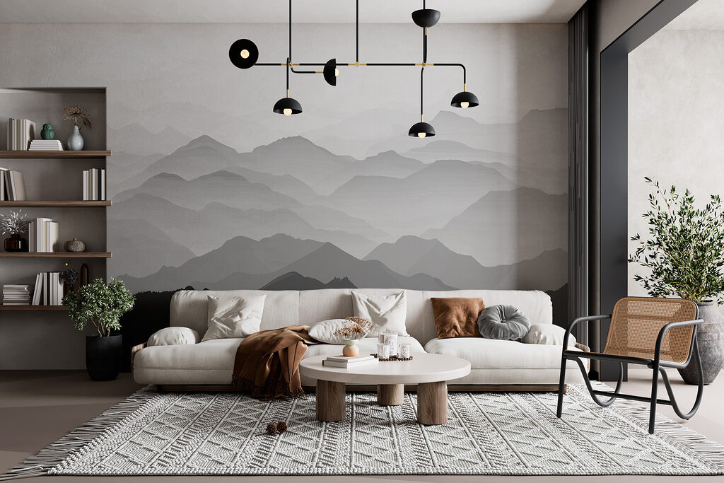 Berglagen in de verte — interieur 1