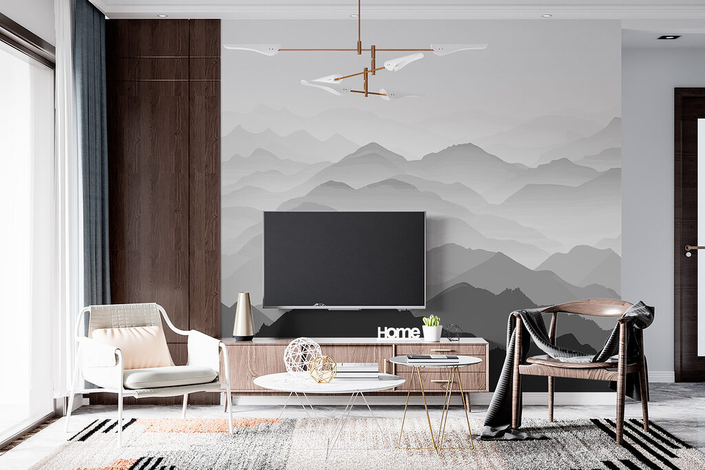 Berglagen in de verte — interieur 2