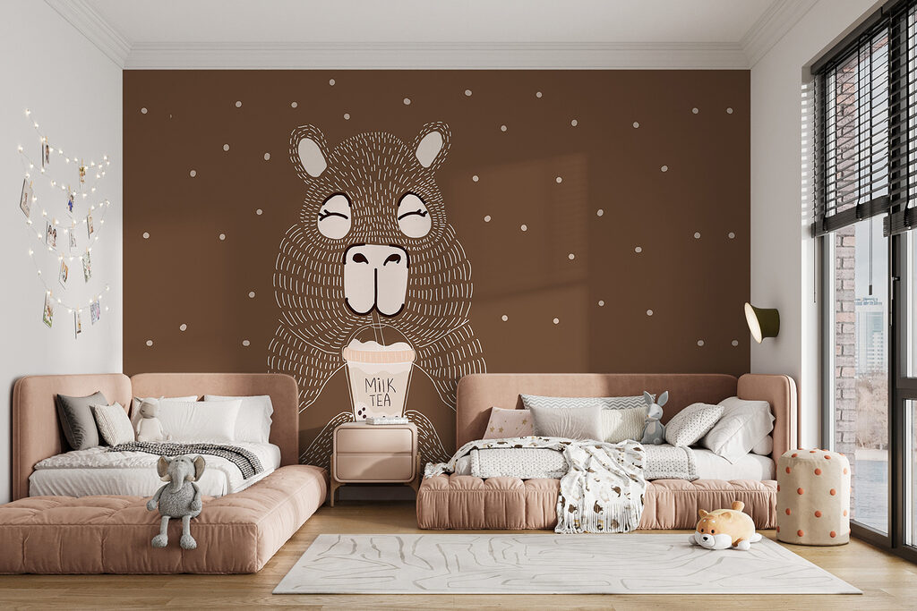 Lama met een beker — interieur 3