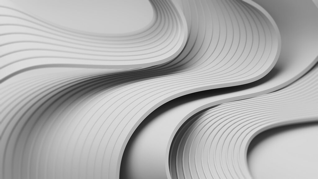 Grijze ribbels in golven — volledig ontwerp