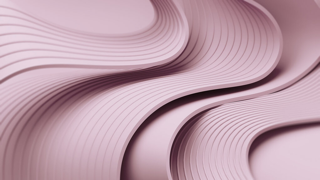 Roze en witte golvende lijnen — volledig ontwerp