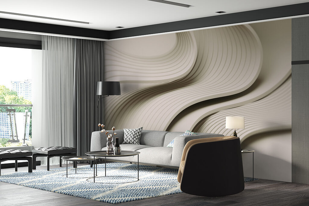 Ribbels in vloeiende bochten — interieur 3