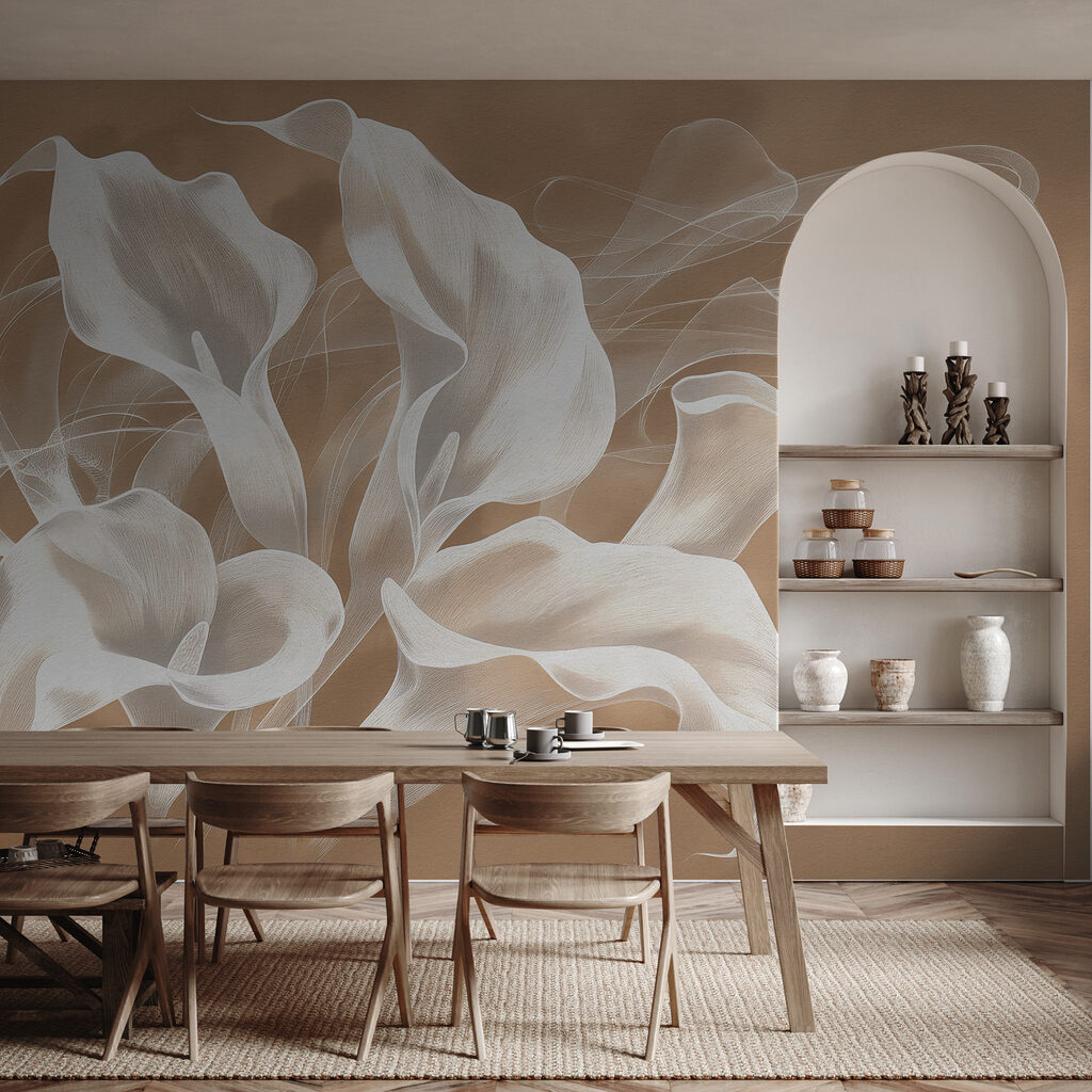 Witte kelken als rooksluiers — interieur 2