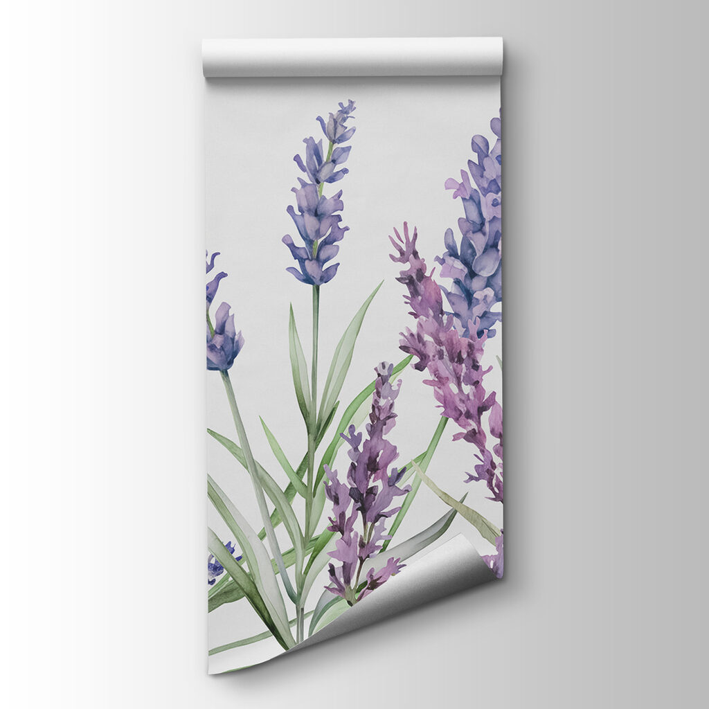 Lavendel in fijne aquarel — productweergave